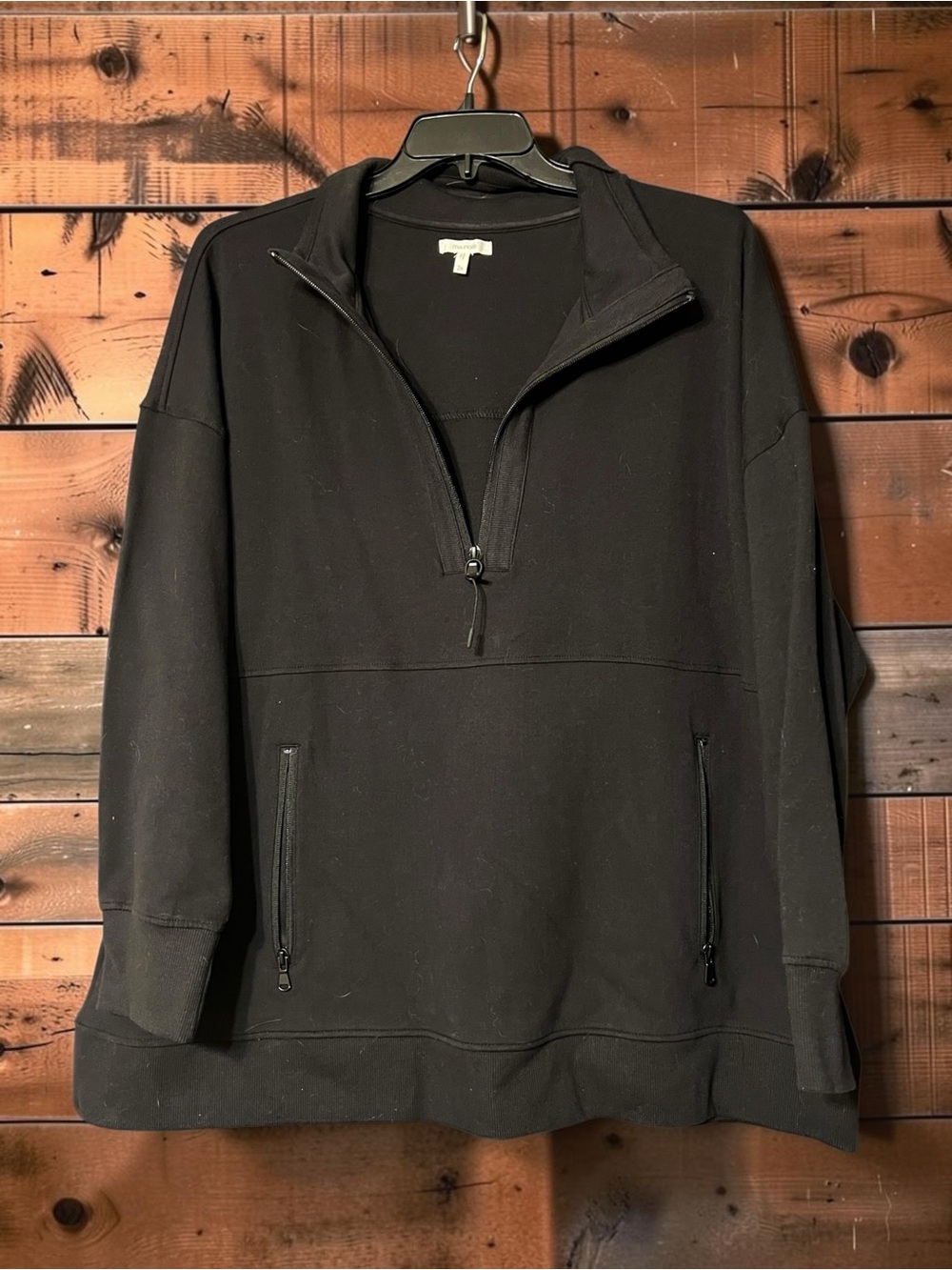 Maurices Black Half-Zip Men's Pullover Sweater